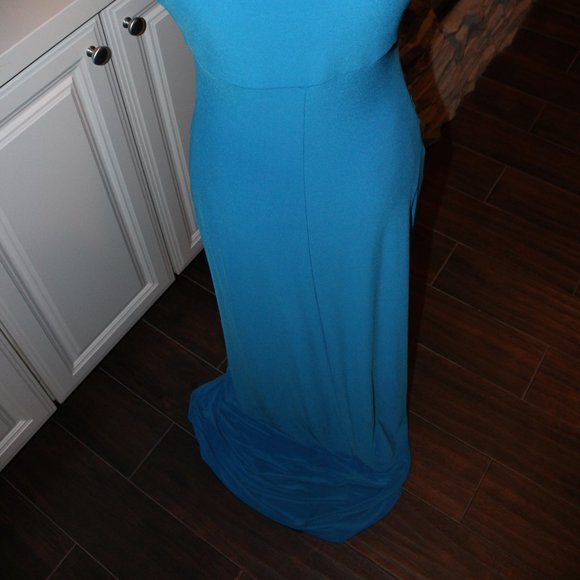 Ralph Lauren Evening Ruched Gown - Picture 5 of 7
